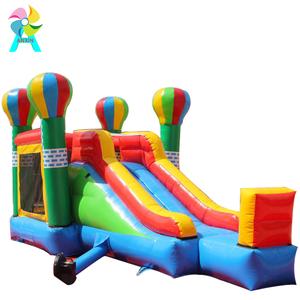 Château gonflable de saut à air avec glissière, bon marché - Product Image 2