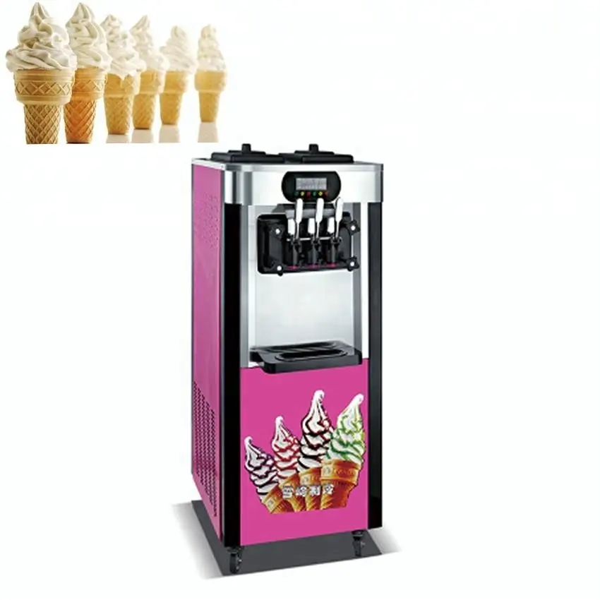 เครื่องทำไอศกรีมนุ่ม3รสชาติสำหรับการค้า2024