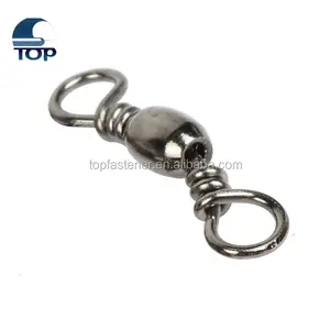 Copper Stainless Steel Sea Fishing Tackle Barrel Swivel with Nickle Treatment