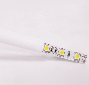 Fabrika doğrudan D şekli sütlü silikon tüp kauçuk hortum için Led şerit 10mm