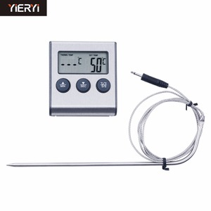 Ménage Numérique Viande Thermomètre De Four De Cuisson De Poulet Barbecue Sonde Minuterie Précis Griller les Aliments - Product Image 2