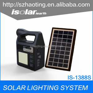 Superpower IS-1388S Portable solaire lampe de poche LED solaire Portable rechargeable torches 3 W solaire camping lumière - Product Image 2