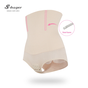 S-SHAPER femmes taille haute Corset Shapewear gaines culotte entrejambe respirant tricoté taille mince formateur adultes fesses rembourrées - Product Image 2