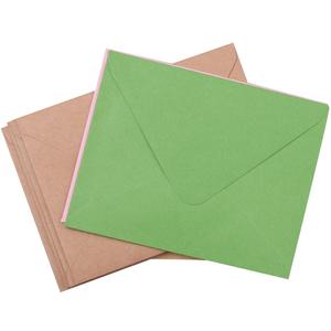 Kích Thước Tùy Chỉnh Tái Chế Phong Bì Giấy Thủ Công Phong Bì <span class=keywords><strong>Mini</strong></span> ECO Square Kraft Paper Phong Bì - Product Image 2