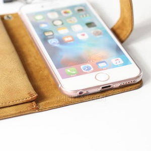 Prima de Estilo Retro Marco de Fotos Tarjeta de Crédito Titular de la Tarjeta Monedero de Cuero <span class=keywords><strong>Para</strong></span> el iphone 6 s Caso - Product Image 3