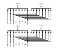 Affichage LED à 7 segments SMD à double chiffres Jstronic ultra fin de 0,39 pouce, affichage SMD à double chiffres