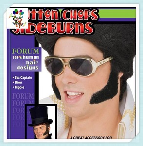 Barato personalizado <span class=keywords><strong>de</strong></span> felpa <span class=keywords><strong>de</strong></span> cordero Chop divertido Sideburn falso bigote <span class=keywords><strong>DE</strong></span> LA HPC-0310 - Product Image 2