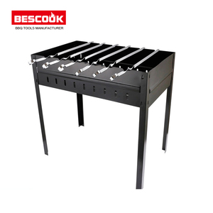 Parrilla Portátil <span class=keywords><strong>para</strong></span> Barbacoa al Aire Libre con Brochetas de Acero Inoxidable - Product Image 1