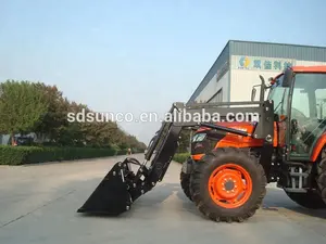 CE-Zertifikat Traktor mit 4-in-1-Eimer Frontendlader