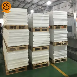 Superseptember 3680*760*12mm duponts corians acrylic solid surface sheets white marble floor tile
