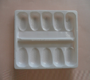 Barquette à huîtres en plastique jetable avec compartiments - Product Image 3
