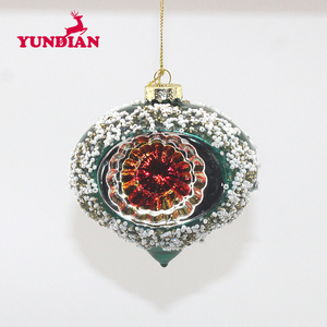 Baoyding — verre suspendu en forme de boule de noël, décoration suspendue, vente en gros, 15 pouces - Product Image 6