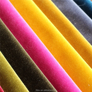 Tissu de velours brillant de mode coréenne, chaîne tricotée par la machine à grande vitesse karl-mayer velours en polyester - Product Image 6