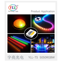 YLL 5050 RGBW Epistar Chip 8pin Smd 5050 0,3 W 0,4 W RGBW 4 en 1 High Lumen 20-22 para RGBW Stage Strip Light Luz LED decorativa