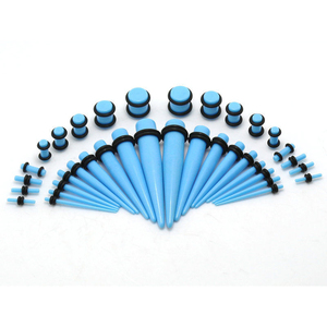 الصلبة لون الأشعة فوق البنفسجية الاكريليك سدادات الأذن ثقب - Product Image 4