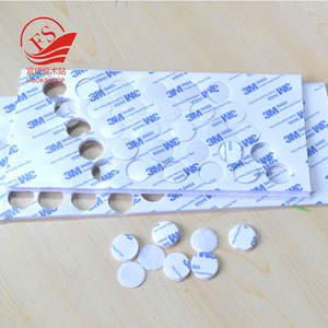 Свободный образец сильная Двусторонняя крюк-петля <span class=keywords><strong>3</strong></span> м клей в горошек/круг, лента - Product Image 1