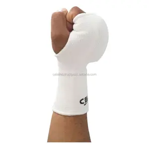 Stretchable Poly Cotton Karate Mitt Kyokushin Wkf Karate Inner Gloves Elasticated Cotton Karate Mitts Custom Logo Hand Mitt