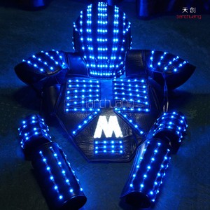 Future Tech Luminous Jacket Warrior Vest <strong>Space</strong> Show Light up Laser Costume Stage Colorful Led Robot <strong>Suit</strong> - Product Image 6