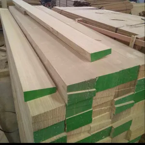 Ingeniería de madera de álamo blanco madera aserrada