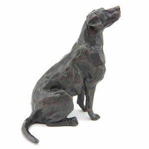 Scultura Decorativa da Giardino a Grandezza Naturale di Cane in Metallo, Statua di Great Dane in Bronzo - Product Image 3