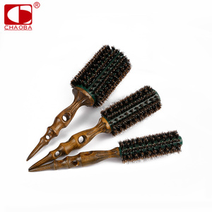 Alta calidad de cerdas de <span class=keywords><strong>jabal</strong></span>í cepillo de pelo mango de madera, madera de haya cepillos al por mayor - Product Image 2