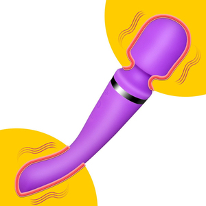 Upgrade Powerful Vibrate Wand Massager Schnur los, wiederauf ladbar mit 20 Magic Vibration Modi, Whisper Quiet, wasserdicht