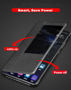 Thiết kế mới da điện thoại trường hợp xem cửa sổ trường hợp đối với Huawei <span class=keywords><strong>Mate</strong></span> 20 Người Bạn Đời 20 Pro Người Bạn Đời 8 <span class=keywords><strong>9</strong></span> 10 - Product Image 5