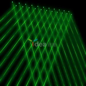 Küçük güç yeşil dalga desen grafik lazer yağmur etkisi sahne ışık