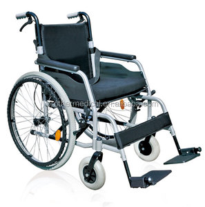 Plegable asiento ajustable silla de ruedas de acero de aluminio de sillas de ruedas para la venta - Product Image 3