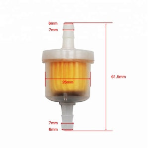 <span class=keywords><strong>Carburateur</strong></span> de moto 6mm Filtre à essence Tuyau d'essence Tuyau Ligne avec <span class=keywords><strong>4</strong></span> Clips pour Scooter Dirt Bike - Product Image 4