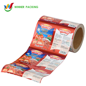 Nieuw Product Gemetalliseerde Plastic Op Maat Bedrukte Zak Verpakt Food Grade Plastic Verpakking Wrap Film Voor Kleine Snoep Sachet