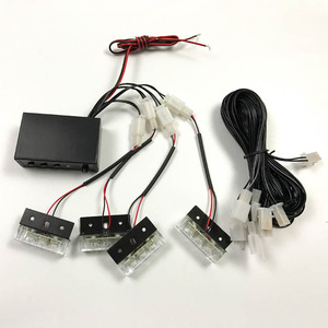 Đèn Nhấp Nháy Lưới Tản Nhiệt Xe Hơi Khẩn Cấp <span class=keywords><strong>DC</strong></span> <span class=keywords><strong>12V</strong></span> 4X3LED Đèn Nhấp Nháy Khẩn Cấp Cảnh Báo Đèn Nhấp Nháy Xe Cứu Thương Xe Tải - Product Image 2