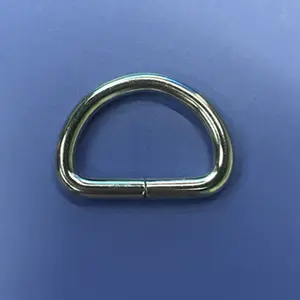 Zink-legierung edelstahl metall tasche hardware zubehör d ring schnalle