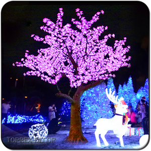 <span class=keywords><strong>Arbre</strong></span> de cerisier à <span class=keywords><strong>LED</strong></span> <span class=keywords><strong>rose</strong></span> 110V~240V pour salon intérieur, mariage, hôtel, centre commercial, décoration de Noël à <span class=keywords><strong>LED</strong></span> pour les fêtes - Product Image 4