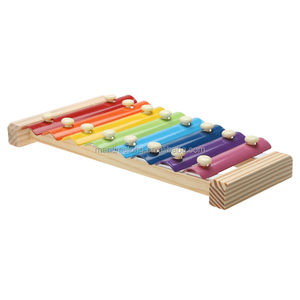 Marco de madera de 8 escalas Piano <span class=keywords><strong>con</strong></span> 2 barras niños bebé juguetes musicales instrumento de educación temprana de juguete Musical - Product Image 6