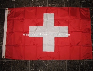Prêt à Expédier 100% Polyester 3x5ft Stock Rouge Blanc Croix <span class=keywords><strong>Suisse</strong></span> Drapeau - Product Image 3