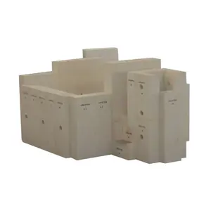 For Glass Furnace Refractory Corundum Block Fused Cast Alumina Zirconia Silica Azs Brick//