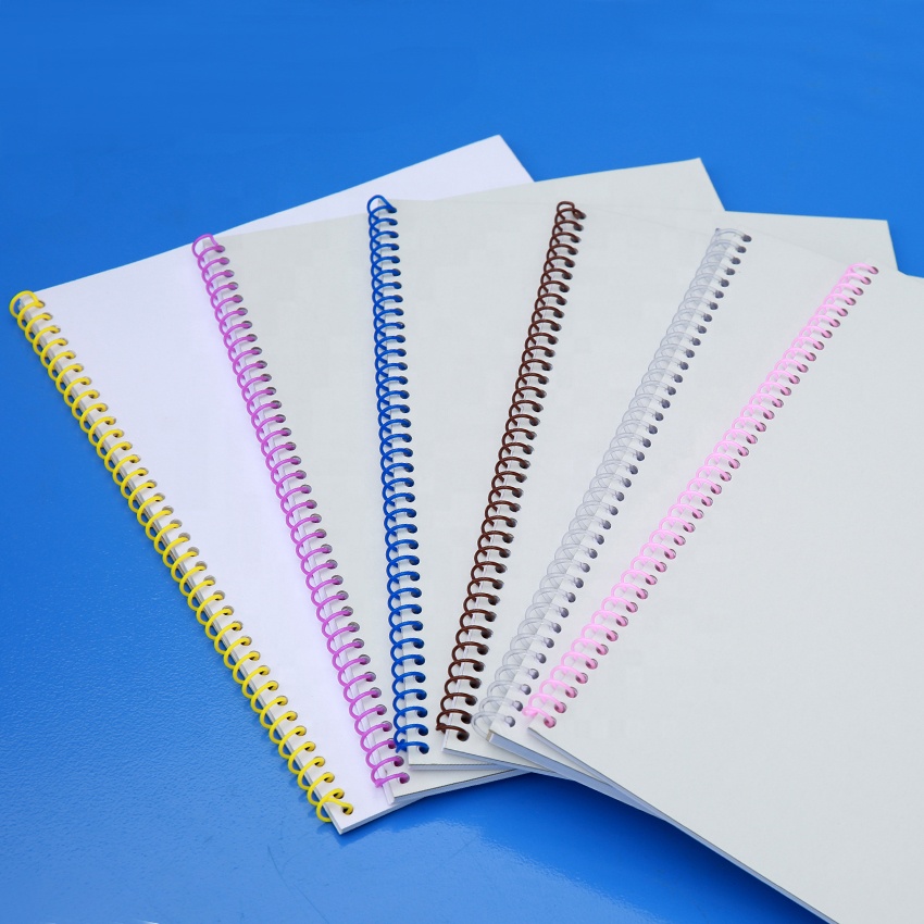 Экологически чистые разные цвета, пластиковые одинарные Спиральные кольца для спиральных катушек