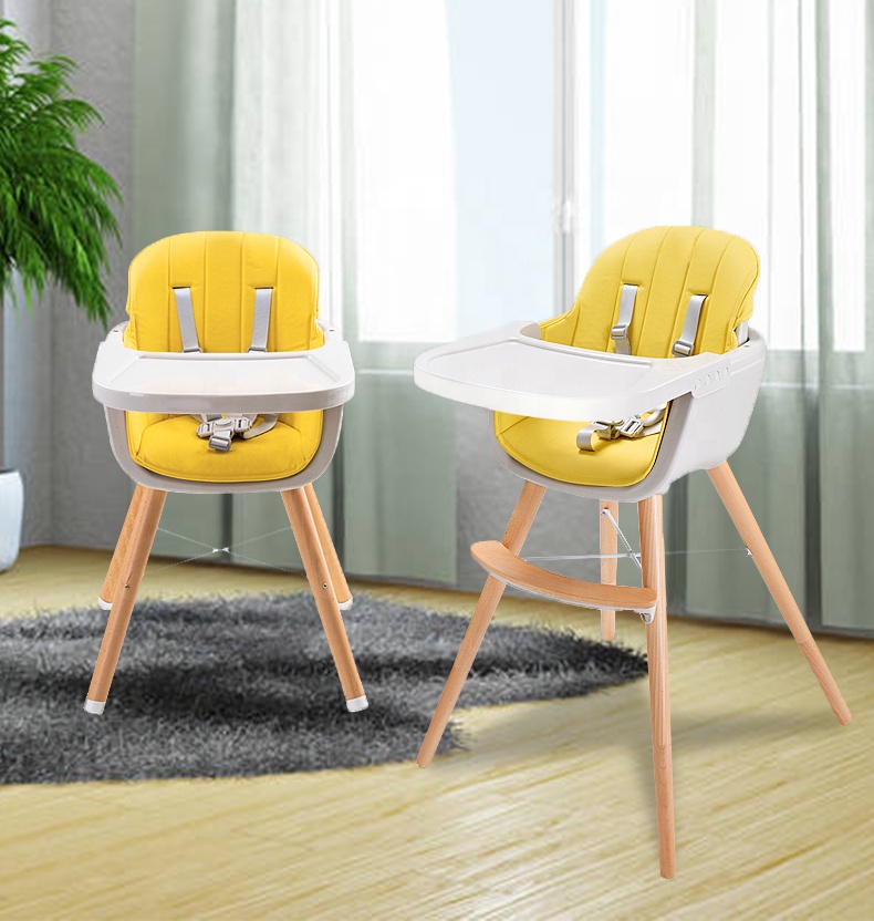 Современное деревянное детское кресло и детский стульчик 2 в 1/