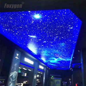 Chất Lượng Cao UV In Bầu Trời Đêm PVC Căng Trần Phim Sinh Động Đầy Sao Bầu Trời Đêm Sợi Quang Trang Trí Sao Căng Trần - Product Image 2
