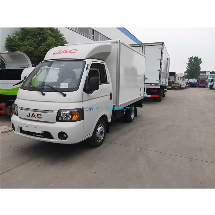 JAC 4x2 фруктовый пищевой РЕФРИЖЕРАТОРНЫЙ грузовик frp кузов холодильника