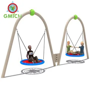 Hot Sales 3 Children Amusement Park Swing