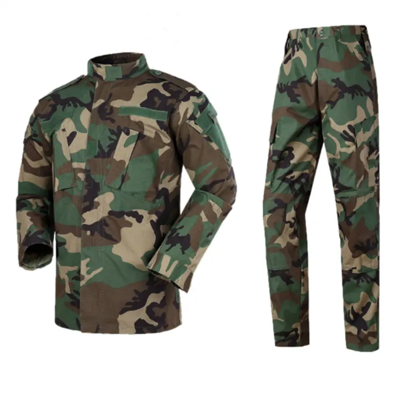 Desert 3 Color Woodland Camo Green Sports Shirts Pants Outdoor Combat Clothes Tactical Uniform