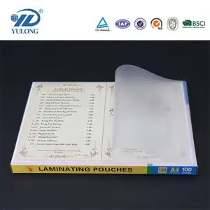 A4 laminat pouch film für A4 Papier