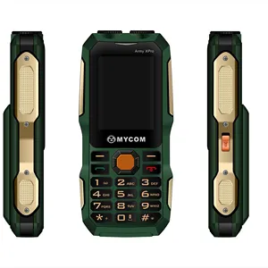 New Style Cellphone with Dual Torch Light 2.4inch 4000mAh Dual Sim Card Cheap Bar Feature Phone