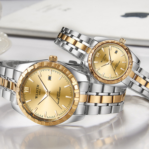 Montre à quartz de luxe WLISTH, modèle explosif, avec diamants, pour couple, bracelet en acier inoxydable, miroir croisé, pour affaires - Product Image 5