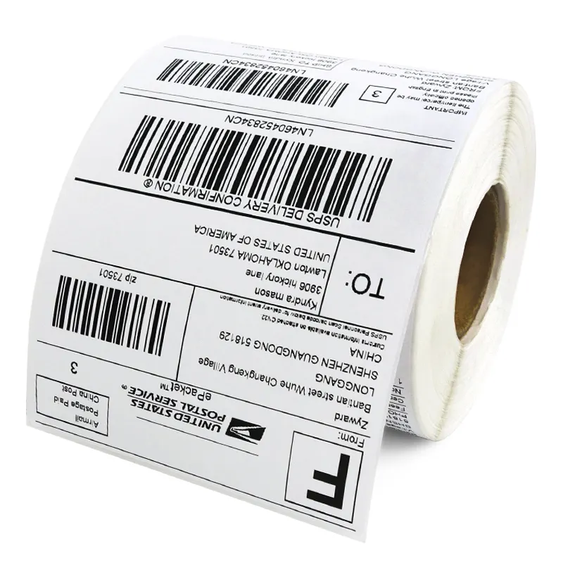 Amazon.com: Etiquetas térmicas para envíos de 4x6 compatibles con impresora  de etiquetas de grado comercial de 4 pulgadas x 6 pulgadas (500 etiquetas  por rollo) : Productos de Oficina