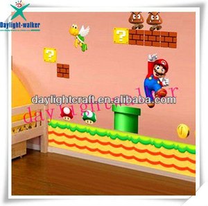 Moda inicio diciembre de vinilo de Pvc super mario etiqueta de la pared - Product Image 1