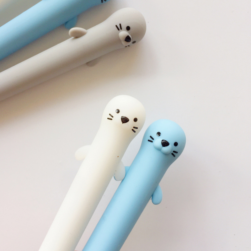 AUTSUPPL Penna Gel a Forma di Ape 12 Pezzi Set, Penne per Studenti Design Ergonomico, Penne per Ragazzo Ragazza per Scuola e Ufficio, Accessori
