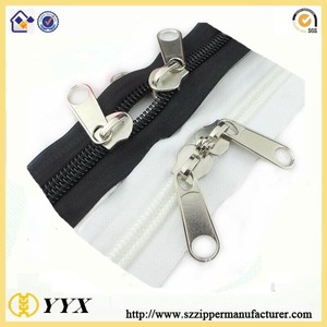vente chaude #5 deux zips de nylon ouverte avec curseurs réversibles - Product Image 6